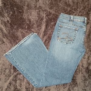 Women's Silver Flare Jeans